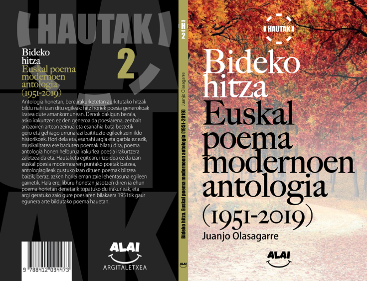 <p></b><p>ISBN: <b>978-84-120944-7-3 </b> Hautaketa eta hitzaurrea: <b>Juanjo Olasagarre </b><br>Orrialdeak: <b>152 or.</b> Salneurria: <b>14,00 €</b>